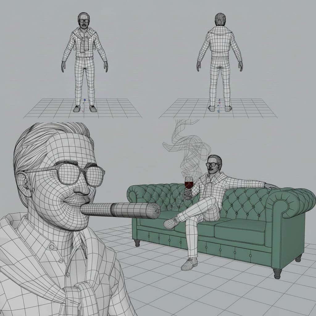 Juanpis González: The People’s President (Netflix) — Character Scanning & 3D Miniatures